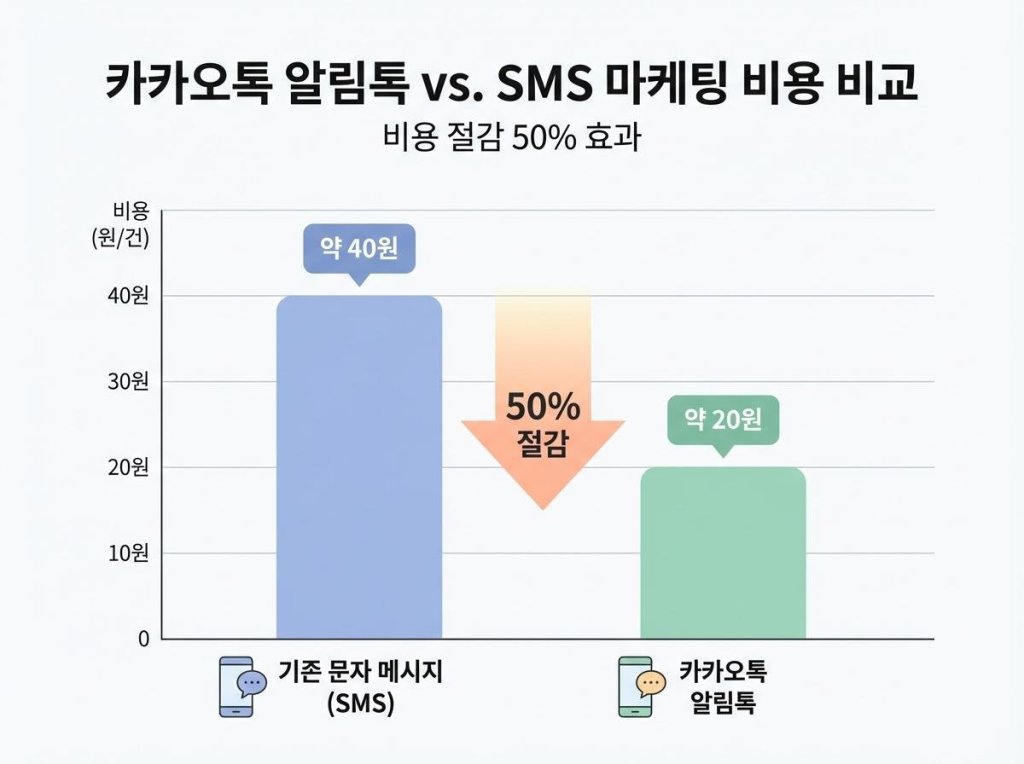 문자비용 50% 절약하는 알림톡 마케팅 전략 (자버 서비스 완전&nbsp;분석)